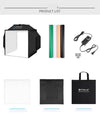 40cm Small Studio LED Folding Product Photo Light Box Simple Shooting Light