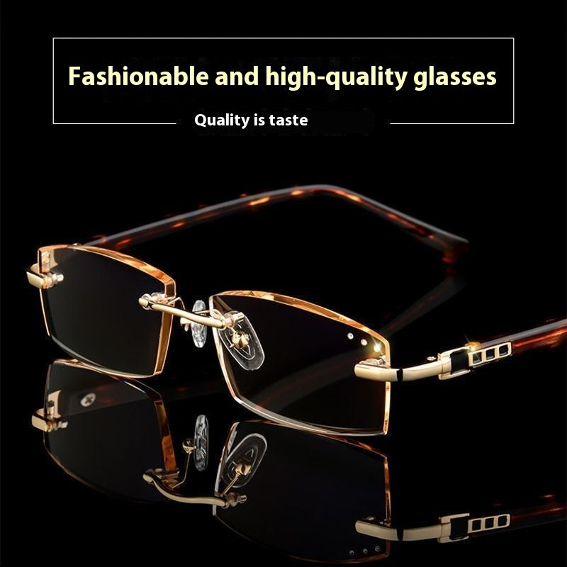 Natural Crystal Reading Glasses Anti-radiation Anti-Blue Ray