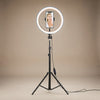 Compatible with Apple, 10 LED Ring Light Lamp Phone Selfie Camera Studio Video Dimmable Tripod Stand